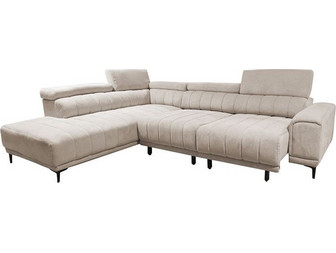 Woodwell Massimo Γωνιακός Καναπές Δεξιά Γωνία Μπεζ 289x107x90cm Ε983,1R