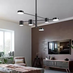 Home Lighting SE LED 30 Piedra Κρεμαστό Φωτιστικό Οροφής Πολύφωτο LED Μαύρο