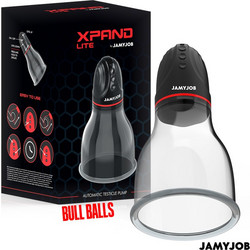 Jamyjob Xpand Lite Automatic Testic Τρόμπα Πέους Μαύρη Διαφανή