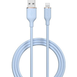 Devia EC630 USB-A to Lightning Cable 1.2m Blue 6938595382642