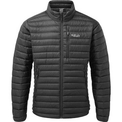 Rab Microlight Ανδρικό Μπουφάν Χειμωνιάτικο Puffer Μαύρο QDB-16-BL