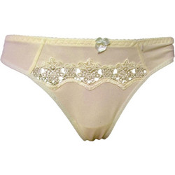 Lord Γυναικείο String με Δαντέλα Μπεζ AVK1034