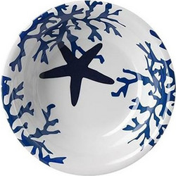 Mario Luca Giusti Corallo Fondo Blue Πιάτο Βαθύ Πλαστικό 19cm HPIACORA2