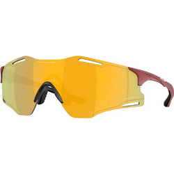 Oakley OO9512D 03 Γυαλιά Ηλίου Μάσκα Κοκάλινα Κόκκινο με Κίτρινο Φακό