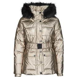 Morgan Γυναικείο Μπουφάν Χειμωνιάτικο Puffer Μακρύ Χρυσό 242-GELIAM-MORDORE
