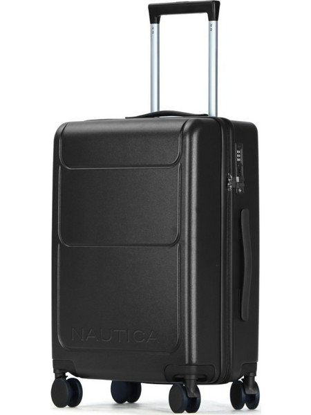 Nautica 2966 Βαλίτσα Καμπίνας 55x38x22cm με 4 Ρόδες Μαύρη