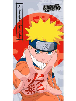 Cerda Naruto Shippuden Παιδική Πετσέτα Θαλάσσης Microfiber Γκρι 70x140cm 2200010222