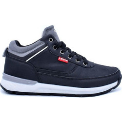 Levi's Ascot Παιδικά Sneakers Μποτάκια Μαύρα VASC0101S-0003