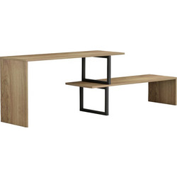 Pakoworld Έπιπλο Τηλεόρασης Ξύλινο Sonoma Μ160xΠ30xΥ45cm Lilant 230-000040