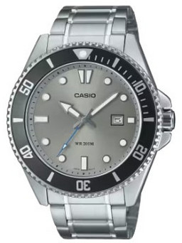 Casio Ανδρικό Ρολόι με Ασημί Μεταλλικό Μπρασελέ MDV-107D-8AVDF
