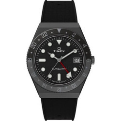 Timex Ανδρικό Ρολόι με Μαύρο Καουτσούκ Λουράκι TW2V38200