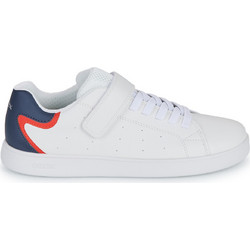 Geox Eclyper Παιδικά Sneakers Λευκά Μαύρα Κόκκινα J36LSA000BCC0006