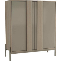 Liberta Παπουτσοθήκη Μοριοσανίδας Cappucino Komota Sonoma M84.4xΠ36.5xY97cm 10-0049