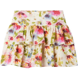 Gap Παιδική Φούστα Πλισέ Floral Μπεζ Φούξια 524000001