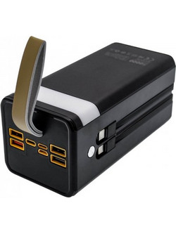 Takemore Power Bank 50000mAh 10W με 4 Θύρες USB-A & Θύρα USB-C Black