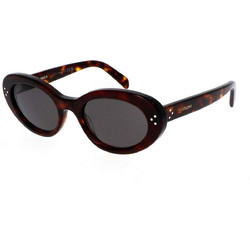 Celine CL40193I-3 Ανδρικά Γυαλιά Ηλίου Οβάλ Κοκάλινα Ταρταρούγα με Μαύρο Φακό