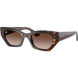 Ray-Ban RB4430 135913 Γυναικεία Γυαλιά Ηλίου Πολυγωνικά Κοκάλινα Ταρταρούγα με Καφέ Degradee Φακό