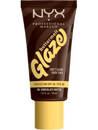 Nyx Buttermelt Glaze 10 Chocolate Butta Liquid Make Up SPF30 30ml