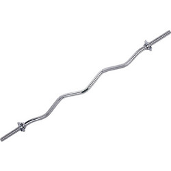 Amila 44360 Στραβόμπαρα 6kg Φ28mm 120cm με Βιδωτά Κολάρα