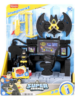 Fisher-Price Imaginext DC Super Friends Batman Κέντρο Ελέγχου Φιγούρα Δράσης για 3+ Ετών