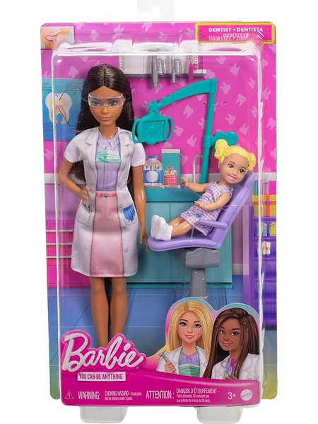 Mattel Barbie You Can Be Anything Οδοντίατρος Μελαχρινή