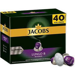 Jacobs Κάψουλες Espresso Lungo Intenso Συμβατές με Μηχανή Nespresso 40τμχ