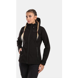 Kilpi Ravia Γυναικείο Μπουφάν Softshell Μακρύ Αδιάβροχο Μαύρο WL0129KI-BLK