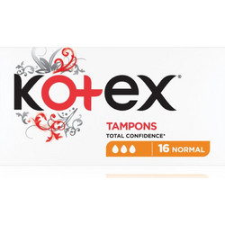 Kotex Normal Ταμπόν για Κανονική Ροή 3 Σταγόνες 16τμχ
