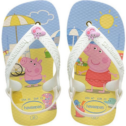 Havaianas Baby Peppa Pig Παιδικές Σαγιονάρες για Κορίτσι Γαλάζιες Κίτρινες Ροζ 4145980-9256
