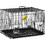 PawHut Κλουβί Πτηνών Μαύρο 60x41x41cm D51-025BK