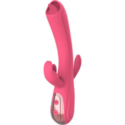 Mokko Toys Leila Double Rabbit Vibrator Δονητής Rabbit 22cm Ροζ
