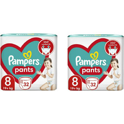 Pampers Πάνες Βρακάκι No8 19+kg 64τμχ