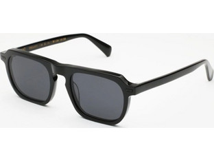 Gast LAVIVO 01 Ανδρικά Γυαλιά Ηλίου Aviator Κοκάλινα Μαύρα με Μαύρο Φακό