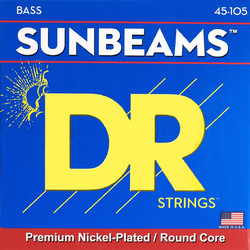 DR Strings Sunbeams Σετ 4 Χορδές Ηλεκτρικού Μπάσου Nickel Plated Steel 45-105" Medium Tension
