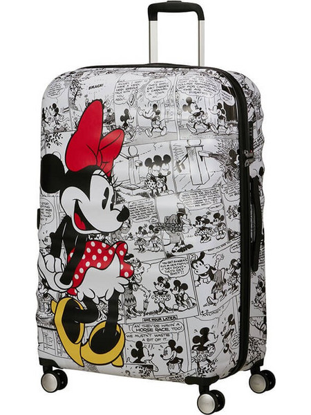 American Tourister Wavebreaker Minnie 152584-7484 Παιδική Βαλίτσα Μεγάλη 77x52x29cm με 4 Ρόδες Λευκή