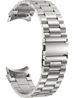 Puro Metal Λουράκι Μεταλλικό Silver (Samsung Galaxy Watch 3 / 4 / 4 Classic/ 5 / 5 Pro / 6 / 6 Classic)
