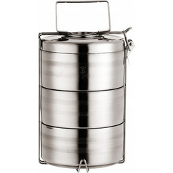 Berlinger Haus BH-7202 Σετ Δοχείο Φαγητού Inox 2.1lt Ασημί