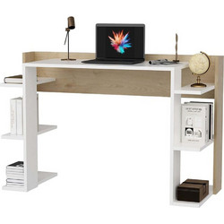 Hanah Home Cinar Γραφείο Ξύλινο με Βιβλιοθήκη 122.7x45x77cm 875ZNA4631