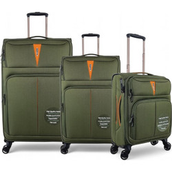 Diplomat Venice ZC6101 Σετ Βαλίτσες 3τμχ Πράσινες