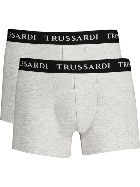 Trussardi Ανδρικά Μποξεράκια Σετ 2Pack Γκρι TRU2UTR02-GR16