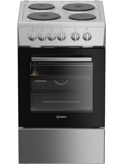 Indesit I5E5PMS Κουζίνα Ηλεκτρική 55lt με Εμαγιέ Εστίες 50cm