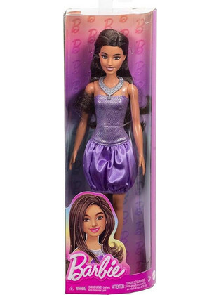 Mattel Barbie Fashionistas 234 Sequined Purple Dress
