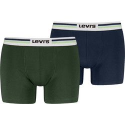 Levi's Ανδρικά Μποξεράκια Σετ 2Pack 37149-1091GREENNAVY