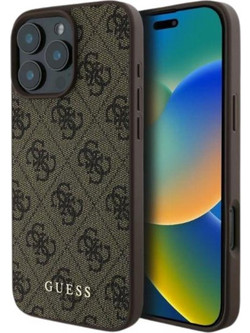 Guess 4G Classic Case Brown (iPhone 16 Pro)