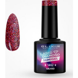 Elixir Laser Diamond 1462 Gala Red Ημιμόνιμο Βερνίκι Νυχιών 8ml