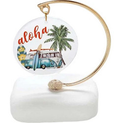 Zivas Μπομπονιέρα Βάπτισης Διακοσμητικό Aloha από Plexiglass & Πέτρα Ζ14-535