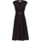 Michael Kors Midi Καλοκαιρινό Καθημερινό Φόρεμα Μαύρο MS5830KF4C-001