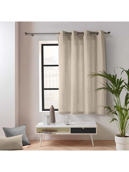 Douceur d'interieur Κουρτίνα Παραθύρου με Τρουκς 135x180 Twily 1612137 Linen