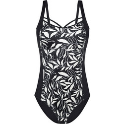 Dorina Ολόσωμο Μαγιό Μαύρο Λευκό FXSS0002MI120-BK0085