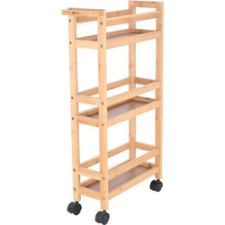Estia 01-27575 ESSENTIALS3 Τρόλεϊ Ξύλινο 3 Θέσεων 15x36x74cm
